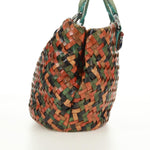 Miu Miu Chain Handle Bag Pleated Leather - image 3