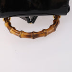 Gucci Vintage Bamboo Backpack Patent Mini - image 15