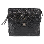 Chanel Vintage Square Flap Backpack Enamel - image 1