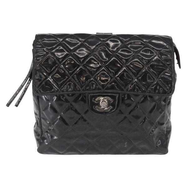 Chanel Vintage Square Flap Backpack Enamel - image 1