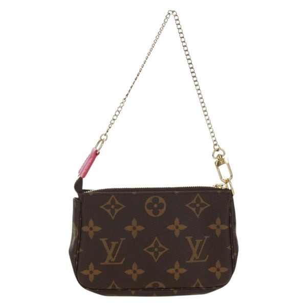 Louis Vuitton Pochette Accessoires Limited Edition Christmas Animation Monogram Canvas Mini