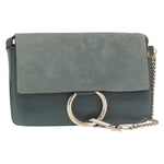 Chloe Faye Shoulder Bag Leather and Suede Small - image 1