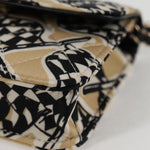 Chanel Flap Card Holder on Chain Quilted Printed Canvas - image 11