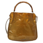 Gucci Vintage Bamboo Handle Bag Patent leather - image 18