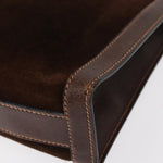 Gucci Vintage Web Sherry Line Handbag Suede - image 11