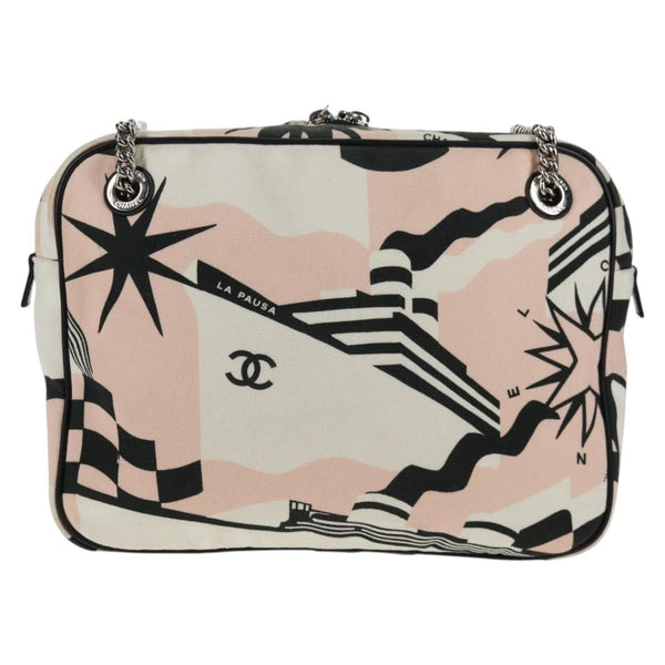 Chanel La Pausa Bay Camera Case Bag Printed Canvas Small