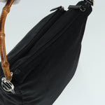 Gucci Vintage Bamboo Handle Bag Nylon - image 16