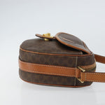 Celine Vintage Macadam Shoulder Bag Canvas and Leather - image 3