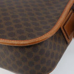Celine Vintage Macadam Shoulder Bag Canvas and Leather - image 11