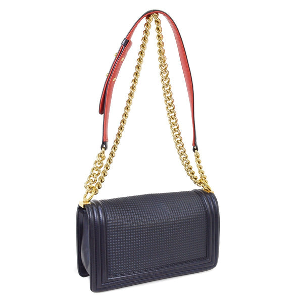 Chanel Boy Flap Bag Cube Embossed Lambskin New Medium