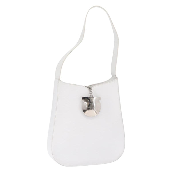 Salvatore Ferragamo Gancini Shoulder Bag Leather - image 1