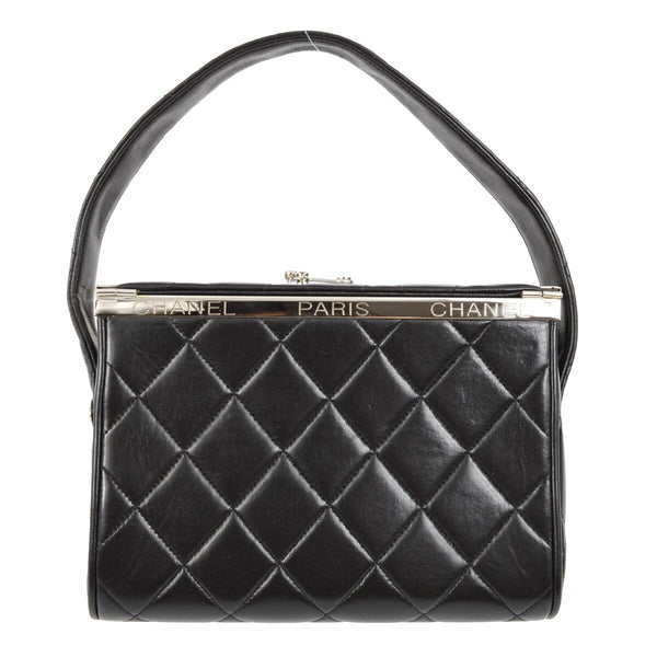 Chanel Vintage Metal Box Bag Quilted Lambskin Mini - image 1