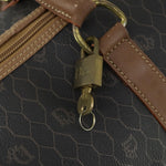 Christian Dior Vintage Honeycomb Boston bag Canvas and Leather - image 19