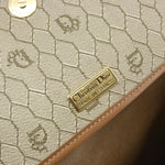 Christian Dior Vintage Honeycomb Shoulder Bag Canvas - image 6