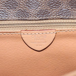 Celine Vintage Macadam Circle Logo Shoulder Bag Canvas and Leather - image 6