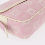 Salvatore Ferragamo Gancini Shoulder Bag Canvas - image 8