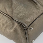 Salvatore Ferragamo Gancini Buckle Shoulder Bag Leather Large - image 11