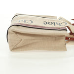Chloe Woody Convertible Tote Canvas with Leather Small - image 4