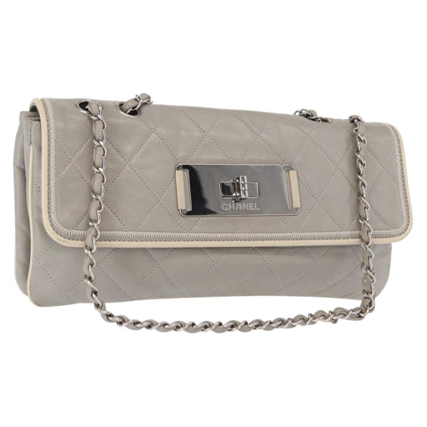 Chanel Mademoiselle Lock Flap Bag Quilted Lambskin East West - image 1