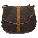 Louis Vuitton Saumur Handbag Monogram Canvas 35 - image 2