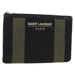 Saint Laurent Beach Zip Pouch Canvas Medium - image 1