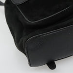 Gucci Vintage Bamboo Backpack Suede and Leather - image 10