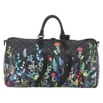 Louis Vuitton Keepall Bandouliere Bag Limited Edition Foliage Monogram Eclipse 50 - image 2