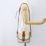 Celine Vintage Macadam Shoulder Bag Canvas and Leather - image 12