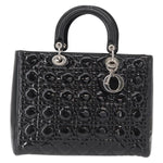 Christian Dior Lady Dior Bag Cannage Quilt Patent Medium - image 18