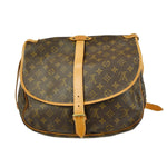 Louis Vuitton Saumur Handbag Monogram Canvas 35 - image 2
