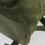 Gucci Gucci bamboo backpack daim mini - image 11