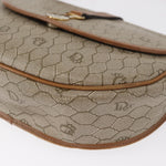 Christian Dior Vintage Honeycomb Shoulder Bag Canvas and Leather - image 8