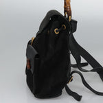 Gucci Vintage Bamboo Backpack Suede and Leather - image 3