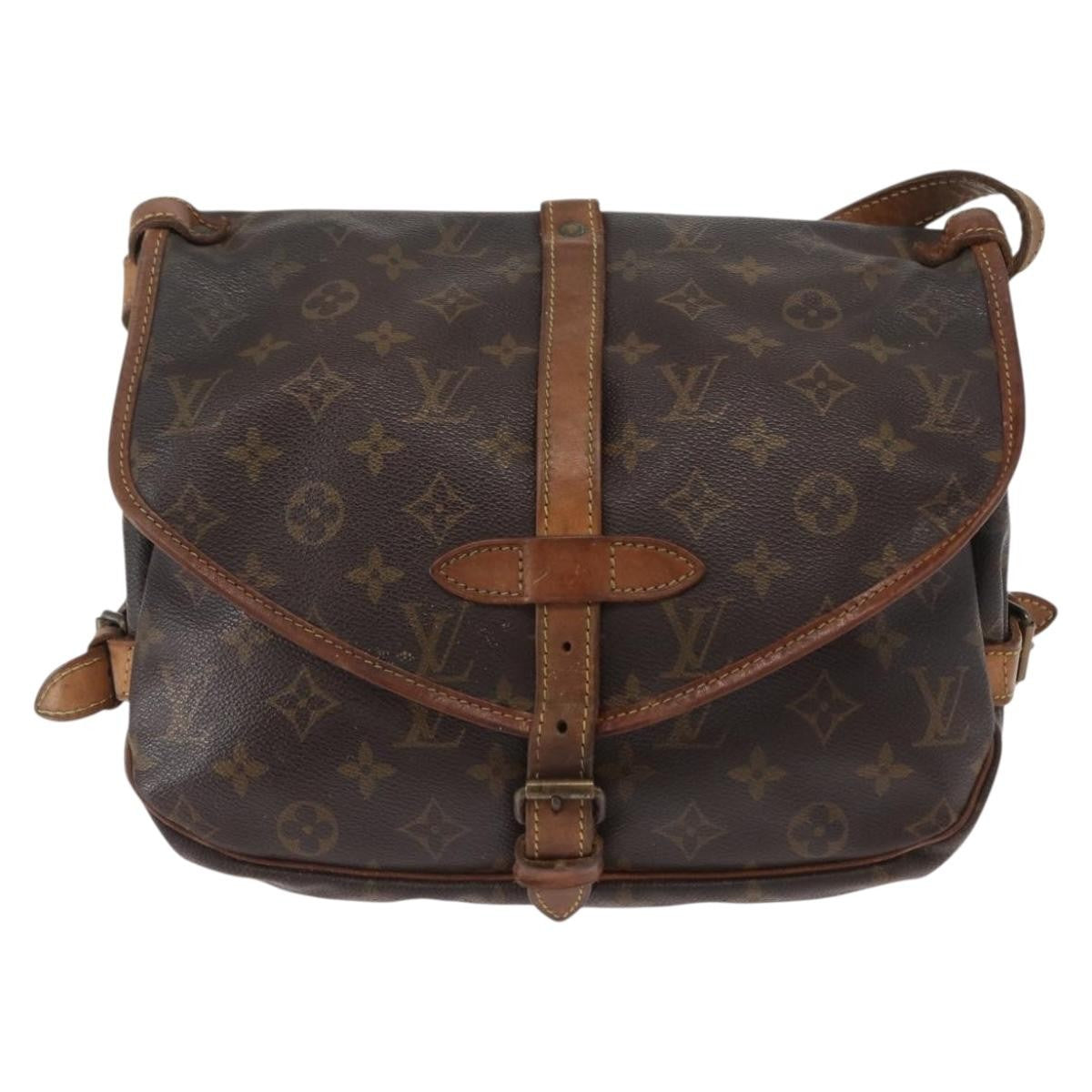 Louis Vuitton Saumur Handbag Monogram Canvas 30 - image 1