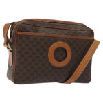 Celine Vintage Macadam Shoulder Bag Canvas and Leather - image 1