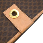 Celine Vintage Macadam Shoulder Bag Canvas and Leather - image 7
