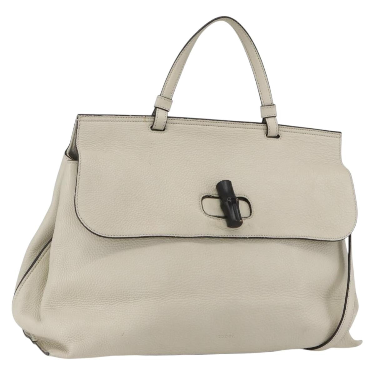 Gucci Bamboo Daily Top Handle Bag Leather Large - image 1