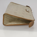 Christian Dior Vintage Honeycomb Zip Pouch Canvas and Leather - image 4