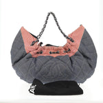 Chanel Stretch Spirit Cabas Quilted Denim Large - image 13
