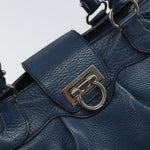 Salvatore Ferragamo Gancini handbag Leather - image 13