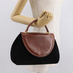 Salvatore Ferragamo Vintage Handbag Suede - image 12