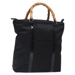 Gucci Vintage Bamboo Handle Tote Nylon - image 1