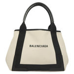 Balenciaga Navy Cabas Canvas with Leather Medium - image 1
