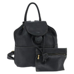 Fendi Logo Flap Drawstring Backpack Leather - image 1