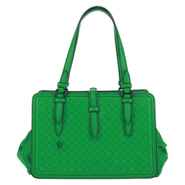 Bottega Veneta Intrecciato Handbag Leather