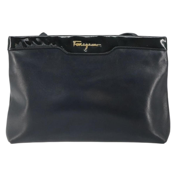 Salvatore Ferragamo Vintage Shoulder Bag Leather - image 1