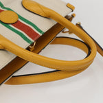 Gucci Foldable Web Tote Canvas with Leather Small - image 8