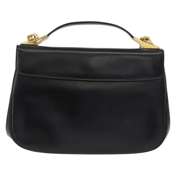 Christian Dior Vintage CD Logo Shoulder Bag Leather