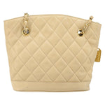 Chanel Vintage CC Chain Shopper Quilted Leather - image 2