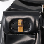 Gucci Vintage Bamboo Backpack Patent leather - image 13